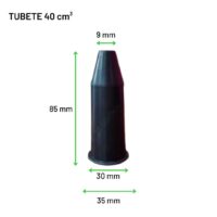 Tubetes e bandejas plásticas para mudas