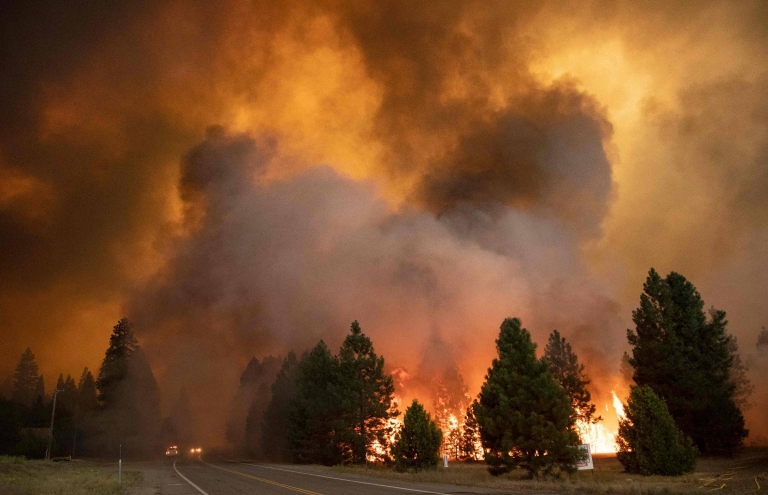 incêndio Dixie Greenvile California USA 2021