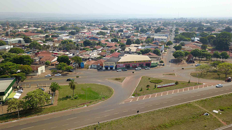 Vista aérea de Bataguassu. (Foto: Arquivo, Secom-MS, Edemir Rodrigues)
bataguassu
